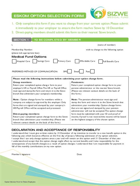 Fillable Online Sizwe Co Eskom Supplier Database Forms Fill Out And