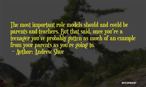 Top 12 Quotes & Sayings About Role Models Teachers