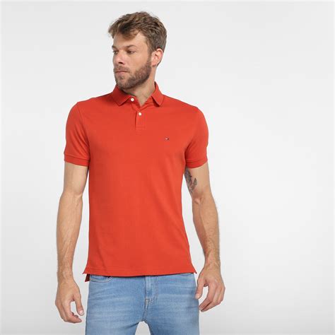 Camisa Polo Tommy Hilfiger Básica Masculina Preto Zattini