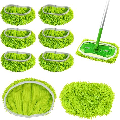 Pezzi Panni Cattura Polvere Lavapavimenti Per Swiffer Verde