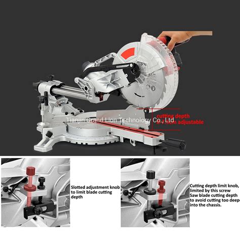 Mm Inch W Sliding Wood Cutting Machine Electric Cutter Cutting