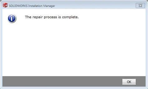 how to repair solidworks installation