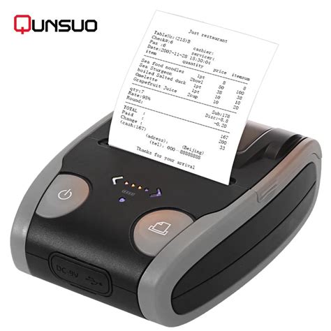 Receipt Wireless Bluetooth barcode label printer With Android / IOS-in Barcode Printer from ...