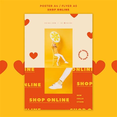 merchandise poster psd high quality  psd templates