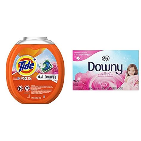 Tidetide Pods Plus Downy He Turbo Laundry Detergent Pacs April Fresh