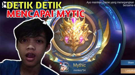 Detik Detik Mytic Nekat Solo Rank Mobile Legend Youtube