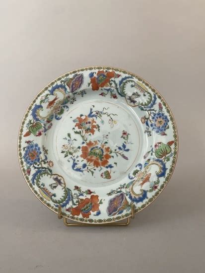 Chine Assiette En Porcelaine D Cor Polychrome Des Maux De La