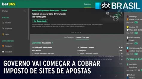 Governo vai começar a cobrar imposto de sites de apostas SBT Brasil