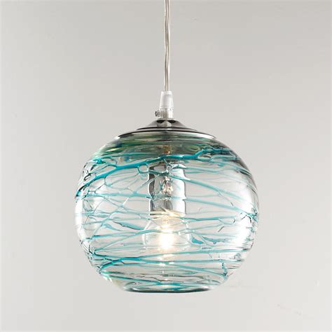 Swirling Glass Globe Pendant Light Shades Of Light Glass Globe