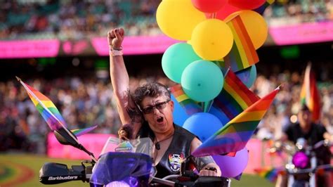 In Pictures Thousands Attend Lgbt Mardi Gras In Sydney Bbc News