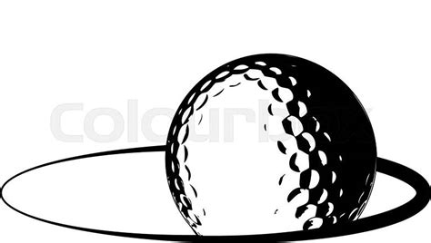 Golf ball logo | Stock Vector | Colourbox