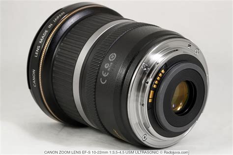 Canon Wide Angle Lens 10 22mm