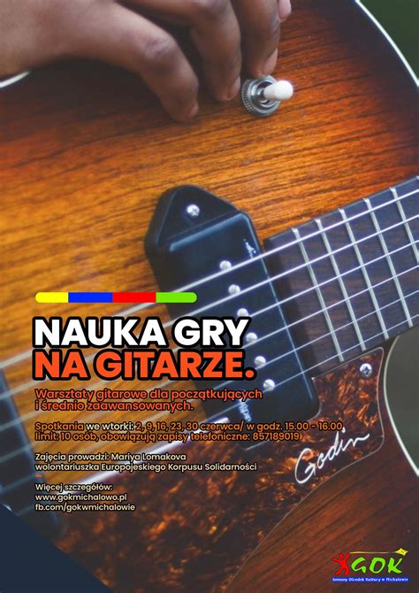 Nauka gry na gitarze Gminny Ośrodek Kultury w Michałowie