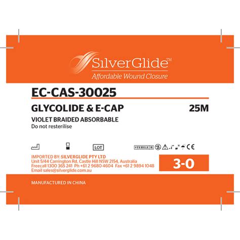 Glycolide & e-Cap - SilverGlide™