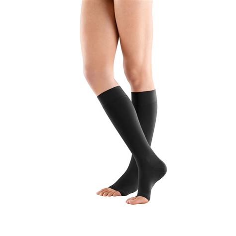 Bauerfeind Venotrain Micro Ad Open Toe Compression Stockings Knee High