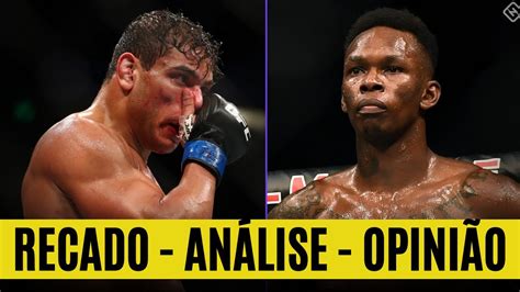 Borrachinha Vs Israel Adesanya Ufc Minha Opini O E An Lise Da Luta