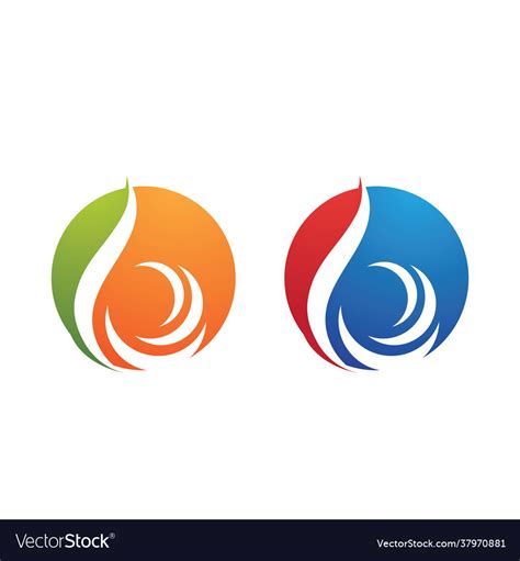 Fire logo design Royalty Free Vector Image - VectorStock