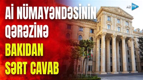 XİN dən Borelin sözçüsünə sərt reaksiya Bakıya qarşı qərəzə cavab