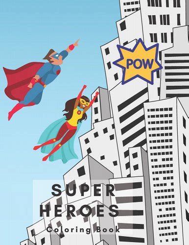 Super Heroes coloring book: Great Coloring Book Superheroes for Girls ...