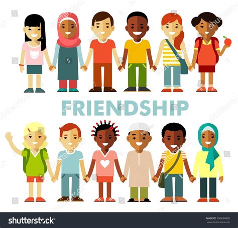 Group Multicultural Children Holding Hands Stock Photos and Pictures ...