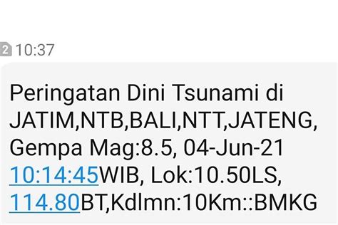 Bmkg Keluarkan Peringatan Dini Tsunami Benarkah