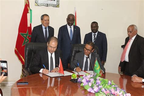 Signature Dun M Morandum Dentente Entre La Mauritanie Et Le Maroc