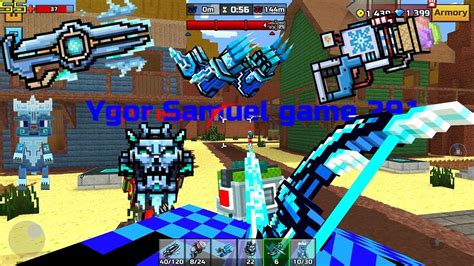 Pixel Gun 3d Ice Weapons Clan Siege Battle Youtube