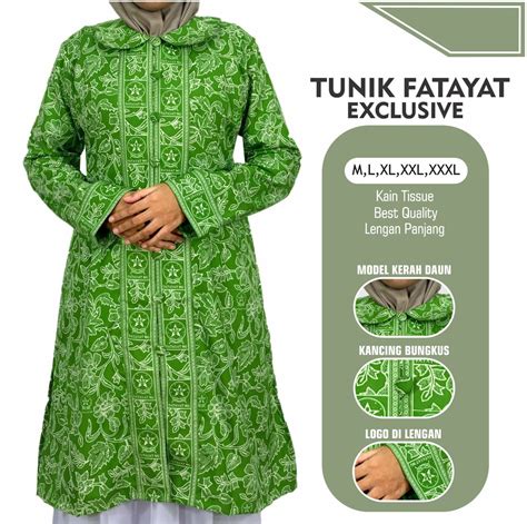 Seragam Batik Fatayat Nu Nahdlatul Ulama Blouse Fatayat Nu Atasan