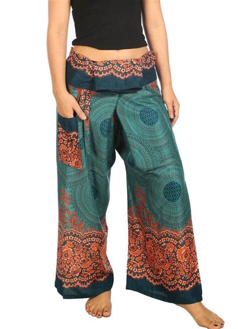 Thai Fisherman Pants Roomy And Baggy Comfy Pants Unisex Pants