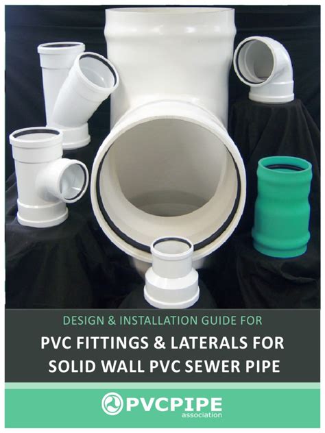 Design Installation Guide For Pvc Fittings Laterals For Solid Wall Pvc Sewer Pipe Pdf