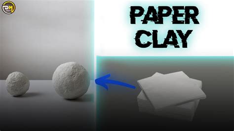 How To Make Clay Paper Clay Home Made Diy Youtube