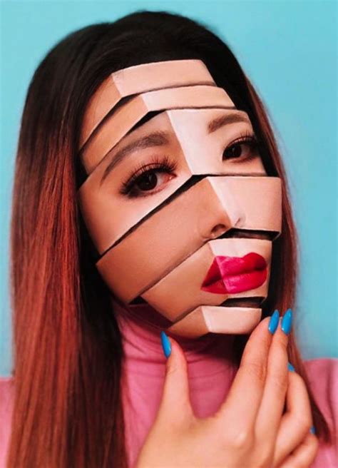 30 Mind Blowing Optical Illusion Makeup Ideas Bored Art Creative Makeup Looks Face Art