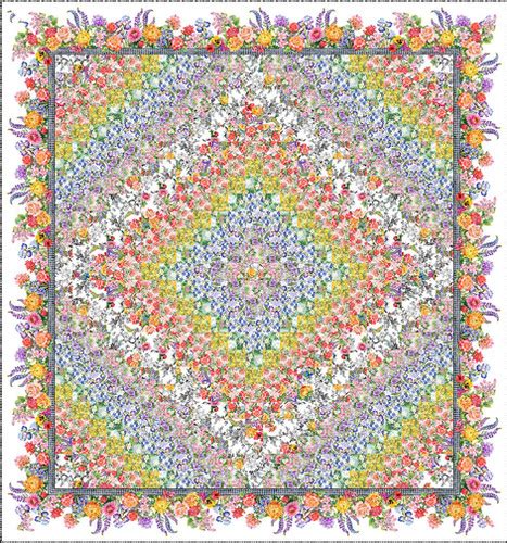 Decoupage Trip Quilt Pattern By Jason Yenter On The Bias Designs