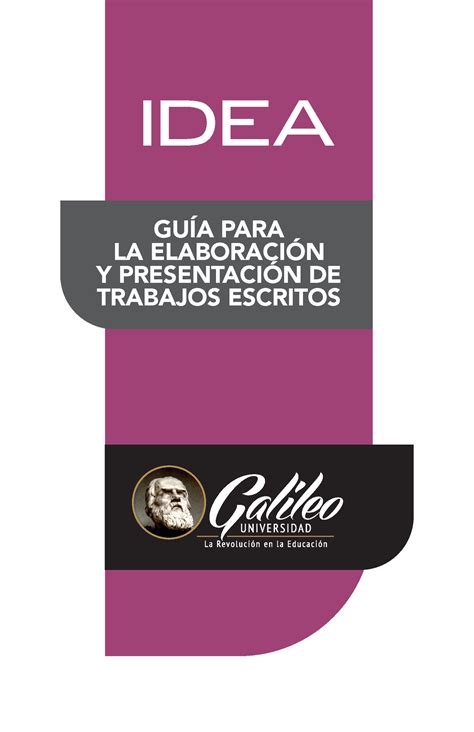 Guia Para Elaboracion Y Presentacion De Trabajos Escritos Gu A