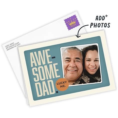 Personalized Awesome Dad Photo Card - Greeting Cards | Hallmark