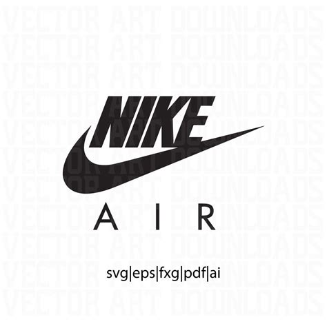 Nike Air Logo Inspired Vector Art svg dxf fxg eps pdf ai