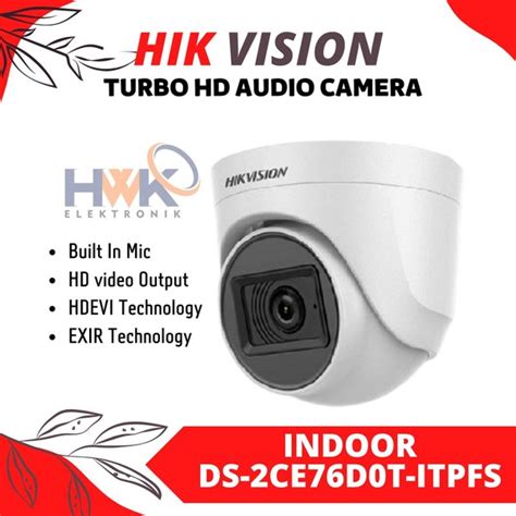 Jual Kamera Cctv Hikvision Turbo Hd P Mp Sound Ds Ce D T Itpfs