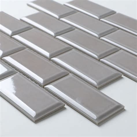 2x4 Beveled Edge Mosaic Subway Ceramic Tile For Backsplash