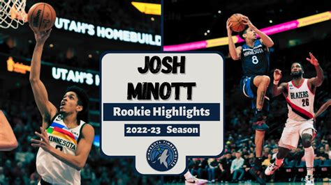 Josh Minott Rookie Highlight Reel 2022 23 Season YouTube