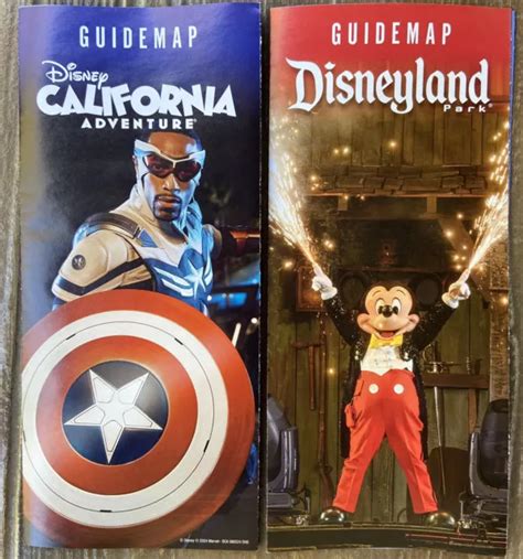 DISNEYLAND DCA PARK Guide Maps August 2024 Guidemaps Captain America