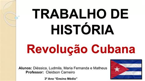 Revolução Cubana HistÓria Ppt