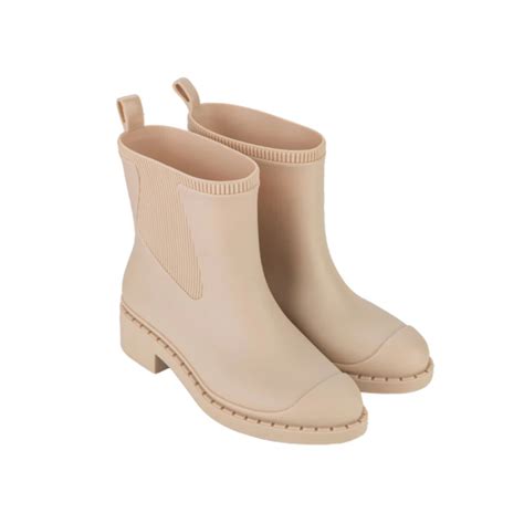 jual fs sepatu boots wanita zaxy wide bota ad beige shopee indonesia