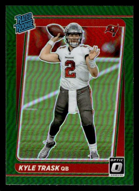 Kyle Trask 2021 Panini Donruss Optic Preview Sp Green Rated Rookie P