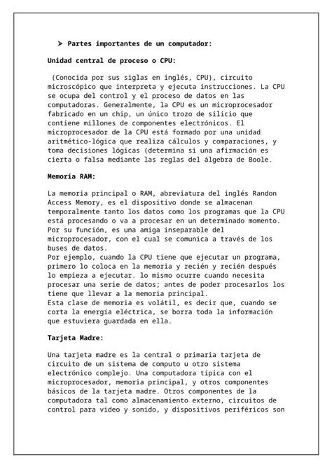 DOCX Partes Importantes De Un Computador DOKUMEN TIPS