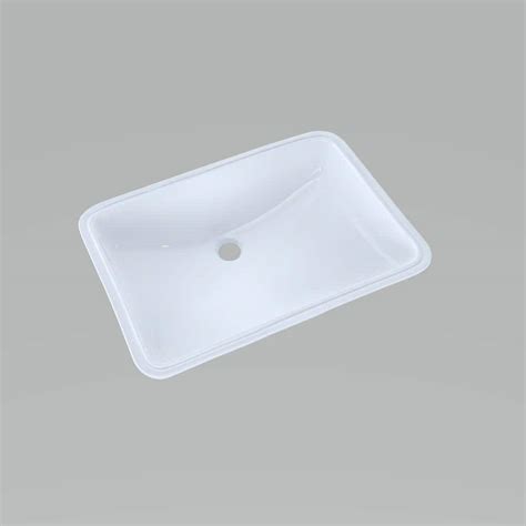 Toto 21 In Undermount Bathroom Sink With Cefiontect In Cotton White