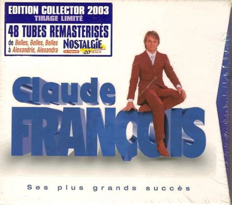 CLAUDE FRANCOIS COFFRET Collector 2 Cd Edition Limitee Neuf Scelle