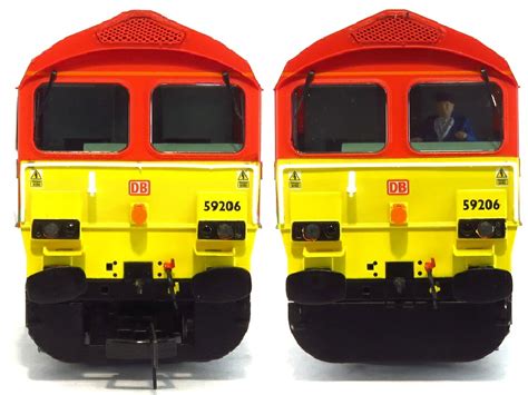 Dapol 4d 005 002dsm Class 59 59206 John F Yeoman In Db Schenker Red Livery Factory Fitted