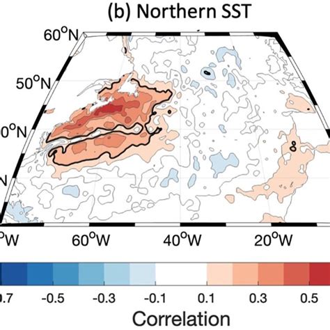 Correlation Between Monthly De‐seasoned Sea‐surface Temperature Sst Download Scientific