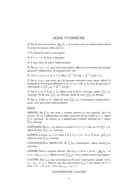 Calcolo Differenziale E Calcolo Integrale Analisi Matematica Ii