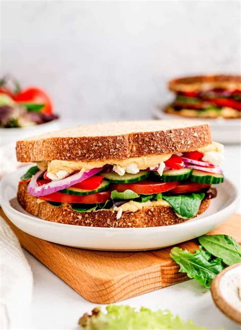 Panera Mediterranean Veggie Sandwich Copycat Recipe Haute Healthy